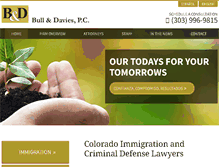 Tablet Screenshot of bullanddavies.com